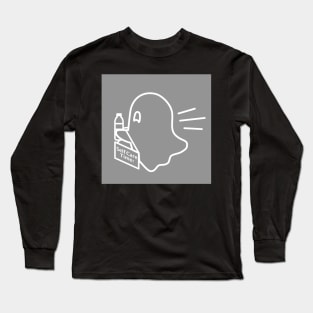 Self Care Ghostie on their way to bring you some water! Long Sleeve T-Shirt